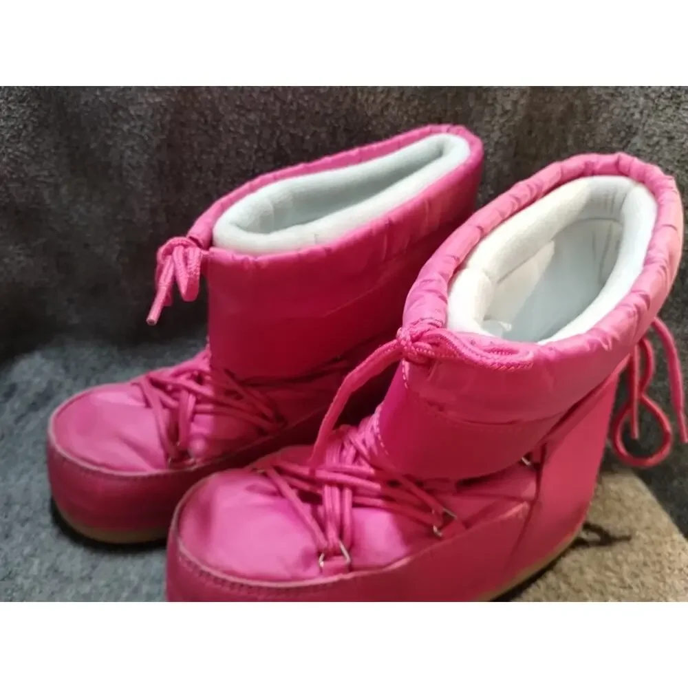 Nova Kids Moon Boots - Girls - Fuchsia Pink - Size 3 - Snow - Warm - Insulated